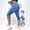 Dark Blue women high waisted capri pants a1, variant on Cagogo Women High Waisted Capri Pants Summer Casual Loose Slim Fit Cropped Jeans Stretch Solid Capri Trousers for Beach Work Lounge with Pockets Fashion Clothes, Navy 2XL