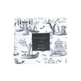 thumbnail image 5 of Cynthia Rowley Halloween Cotton Sheet Set, Black & White Haunted Toile, Queen, 5 of 5