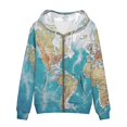 thumbnail image 3 of Puliio Crow And Rose Print Full Zip Hoodies for Women Gothic Long Sleeve Sweatshirt Jacket with Kangaroo Pockets, 3 of 4
