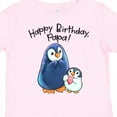 thumbnail image 4 of Inktastic Happy Birthday, Papa- Cute Penguins Boys or Girls Toddler T-Shirt, 4 of 5