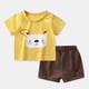 thumbnail image 1 of Ropa casual para niños Conjunto de 2 piezas Ropa Verde Cool Boy T-shirt + Shorts Ropa Niños Chándal Niños Ropa de bebé Tan Jianjun  unisex, 1 of 2