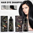 thumbnail image 2 of Black Hair Dye Shampoo 3 in 1 Champu Para Canas for Gray Coverage, black pure nature_c*, 2 of 5