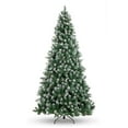 thumbnail image 4 of Perfect Holiday 4 Ft Frosted Oregon Fir Christmas Tree with Snow Dusted Pine Cones Christmas Tree, Metal Stand, 488 Tips, Dia 26", 4 of 4