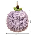 thumbnail image 7 of Mdesiwst Persimmon Hand Towel Chenille Hand Towel Cute Persimmon Fruit Design Super Absorbent Soft Texture Hanging Loop Quick Drying Ideal for Bathroom Kitchen, 7 of 7