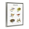 thumbnail image 4 of Stupell Industries Angling Fly Fishing Lures Sports Painting Gray Floater Framed Canvas Art Print Wall Art, 25 x 31, 4 of 10
