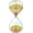 Gold, variant on General Sand Timer 3 Minute Hourglass, Black Sand Clock, Sand Watch 3 Min, Hourglass Sandtime with 7 Colored Glass, Large Hour Glass Sandglass, reloj de Arena 3 minuto for Office Decoration