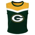 thumbnail image 2 of Girls Youth Green Green Bay Packers Spirit Two-Piece Cheerleader Set, 2 of 3