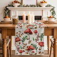 thumbnail image 2 of Table Runner 70 Inches Long for Kitchen Dining, Red Mushrooms Dresser Scarf Farmhouse, Dining Table Decorations for Wedding/Parties, Maple Leaves Plants Vintage Botanical 13 x 70 In, 2 of 8
