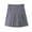 Grey, variant on Bienzoe Girl's Cotton Stretch Elastic School Uniform Pleated Skirt M Grey