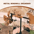 thumbnail image 2 of Drummer Windmill Handmade Metal Percussionist Figurine Rockin Art Garden Decor for Music Lovers and Collectors, 2 of 8
