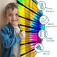 thumbnail image 3 of Pink and Yellow Tie Dye Pattern Insulated Teens Curtains Set Of 2, Bedroom Essentials, Toddler Room Decor 52x84in(132x213cm), 3 of 5