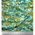 thumbnail image 1 of Soimoi Rayon Fabric Two Tone Camouflage Print Fabric by Yard 42 Inch Wide, 1 of 3