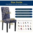 thumbnail image 5 of Chair Covers, Dining Room Chair Covers, Stretch Kitchen Chair Covers/Dining Room Chair Covers Set of 6, Removable Washable Dining Chair Slipcovers for Home, Hotel, Banquet, 5 of 6