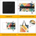 thumbnail image 3 of Bohemian Color Picnic Blanket Waterproof Outdoor Beach Blanket Hand-held Pad Suitable for Travel, Camping, Beach, Family Gatherings, 3 of 7