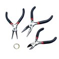 thumbnail image 2 of LOVIVER Jewelry Making Pliers Tools Kit, Jewelry Pliers, Bent Nose Pliers, Jump for, 2 of 8