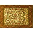 thumbnail image 1 of Ahgly Company Indoor Rectangle Persian Yellow Traditional Area Rugs, 2' x 3', 1 of 4