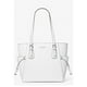 thumbnail image 1 of Michael Kors Bolso Tote Grande Voyager de Piel Saffiano para Mujer (Blanco Óptico) 35S5SV6T7L-085, 1 of 4