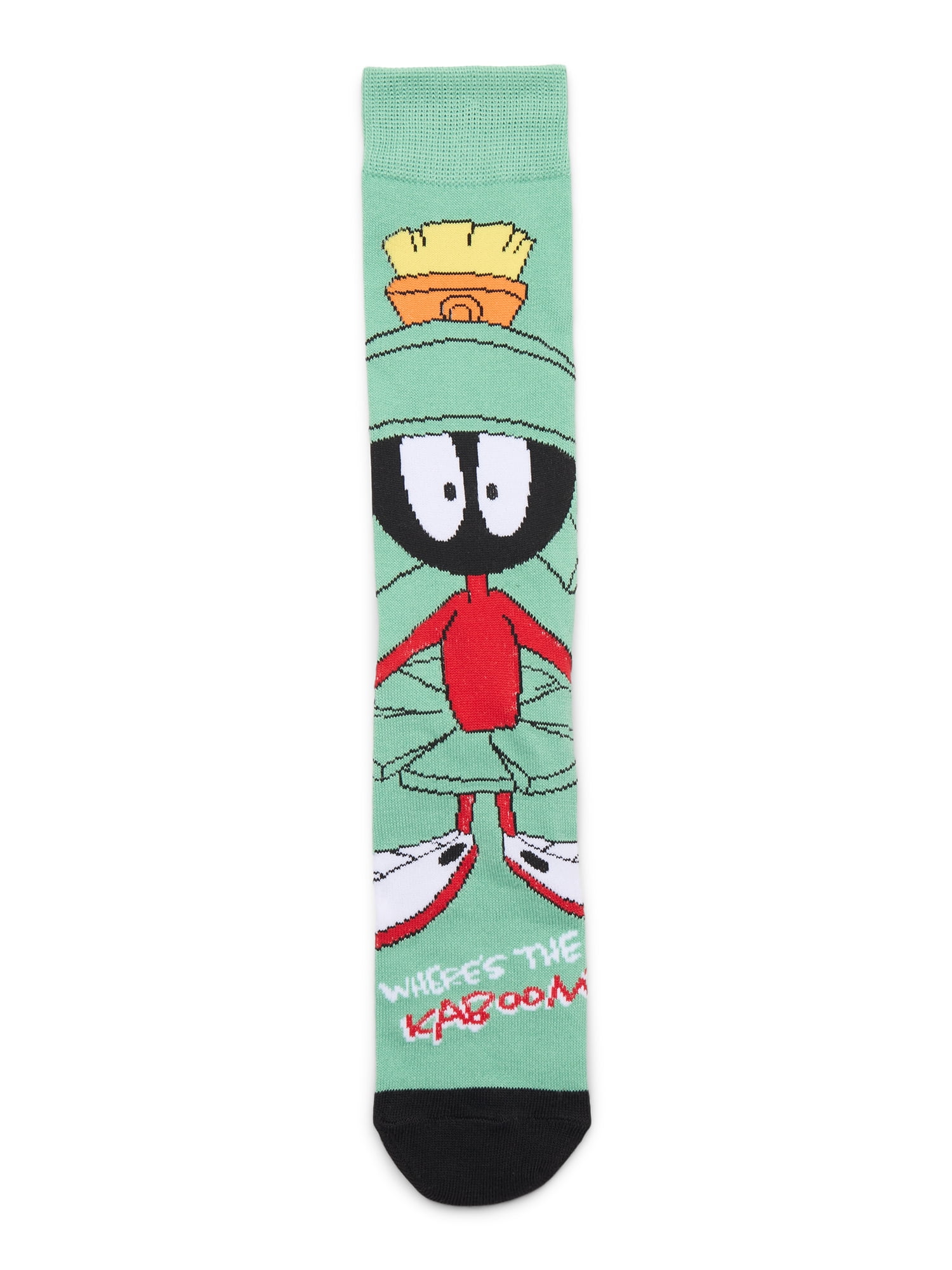 Looney Tunes Men's Crew Socks, 6-Pack, Shoe Sizes 8-12