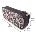 thumbnail image 3 of Lsque Black Snake Printed Big Capacity PU Leather Pencil Case Large Pencil Pouch Stationery Pen Bag Pencil Holder for Teen, 3 of 6