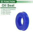 thumbnail image 3 of Anillo de Sello de Aceite Universal Unique Bargains Labio UN Sello de Eje Rotativo 12x24x6mm Alta Presión TPU Azul 10 Pcs, 3 of 7