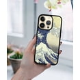 thumbnail image 5 of FINCIBO Soft Rubber Protector Cover Case for Apple iPhone 14 Pro 6.1" 2022, The Great Wave Off Kanagawa, 5 of 5