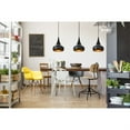 thumbnail image 2 of Circa Collection Pendant D11.5in H15in Lt:1 Black Finish, 2 of 3