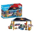 thumbnail image 1 of Set de juego Playmobil Stuntshow Tienda Taller 49 Piezas, 1 of 4