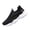 08#Black, variant on Kids Slip On Breathable Mesh Knit Sneakers Lightweight Cushion Running Walking Shoes Boys Girls Casual Athletic Trainers