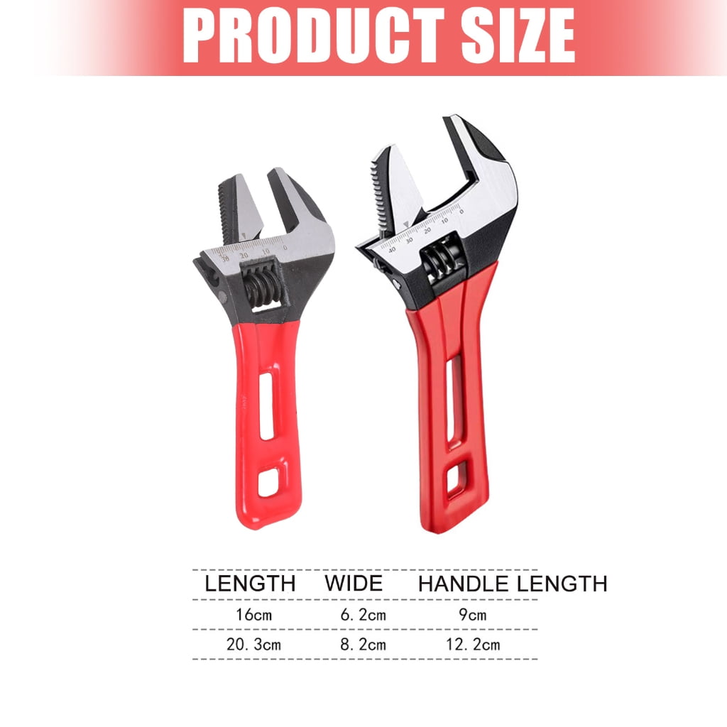 Multifunctional Adjustable Wrench Tool Multipurpose Pipe Wrench Suitable for Car Maintenance Household Tool