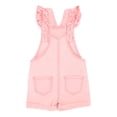 thumbnail image 2 of Wonder Nation Baby and Toddler Girl Ruffle Shortall, 12 Months-5T, 2 of 2