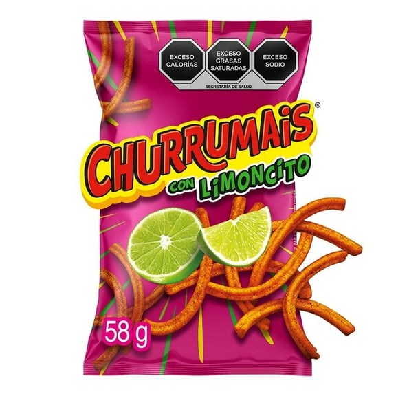 Botana Churrumais con limoncito 58 g