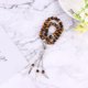 thumbnail image 5 of EeaseMX Pulsera de cuentas pequeñas redondas de ojo de tigre para mujer musulmana (33 cuentas de 8 mm), 5 of 7