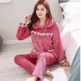 thumbnail image 1 of Regalo de Navidad para mujer, conjuntos de pijamas, camisón, Pijama, ropa de casa para mujer, conjunto de pijamas de franela cálidos, gruesos y cálidos para niñas, 1 of 4