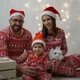 thumbnail image 5 of Conjunto de pijamas navideños nuevos 2024 para mamá y yo, ropa de dormir suave y linda para la familia, trajes de 2 piezas para adultos y niños, 5 of 5