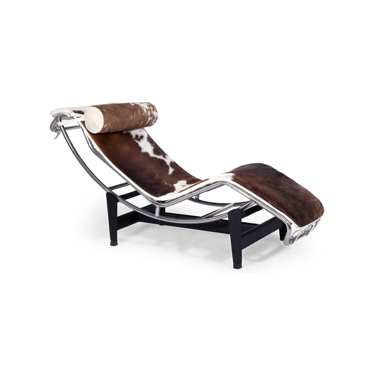 Kardiel Char Griller Gravity Cowhide Chaise Lounge Brown Hollow