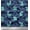 Darkest Navy, variant on Soimoi Cotton Duck Fabric Artistic Floral & Rabbit Animal Print Fabric by The Yard 42 Inch Wide