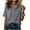 *Gray, variant on VBVC Women's Short Sleeve Button Down Hooded Shirt,Ladies' Loose Fit Drawstring Collared Blouse,Lightweight Summer Tunic Top For Women,Black,S-2XL