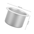 thumbnail image 2 of CRAFTHROU Inserto Portavasos Metálico Estable Y Resistente Para Interior De Y Sofá Color Plata, 2 of 8