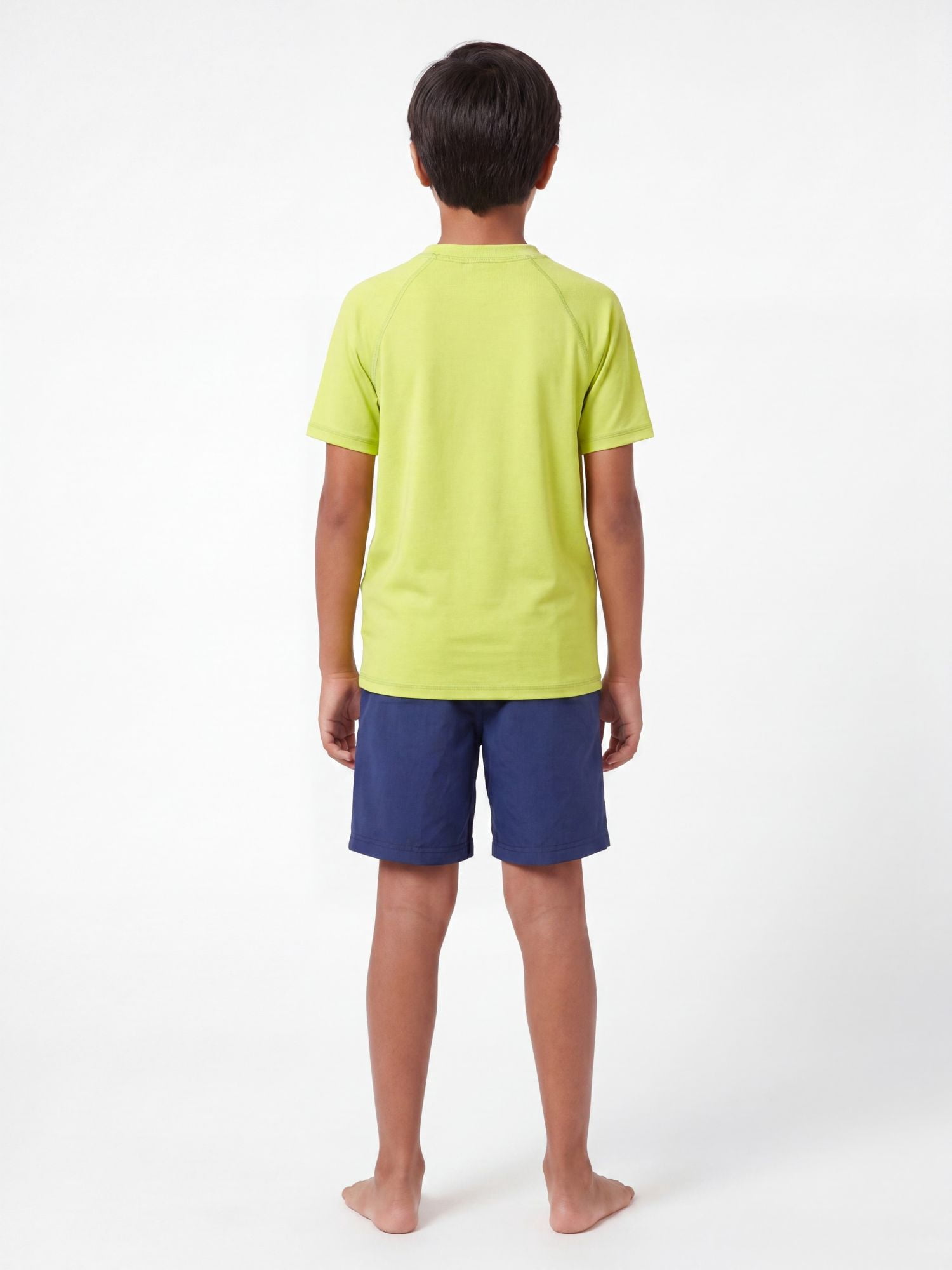 Reebok Boys Volley Swim Trunks with Elastic Drawstring Waistband and UPF 50+ Protection, Sizes 4-18
