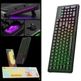 thumbnail image 2 of Color Backlit Gaming Keyboard Mechanical Touch Feedbacks Waterproof Plastic Build Wide Compatibility Systems, 2 of 8
