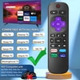 thumbnail image 2 of 2PCS Upgrade Replacement Remote for All Roku TCL TV, Compatible with TCL/Hisense/Onn/Sharp/Element/Philips/Insignia/Jvc/RCA Smart TVs(Not for Roku Stick and Box), 2 of 8