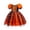 Orange, variant on Odeerbi Toddler Girls Halloween Princess Dress Puff Sleeve Tulle Tutu Dress Party Gown