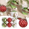 thumbnail image 1 of BKER Clear Glitter Hanging Shatterproof Baubles For Home, 1 of 6