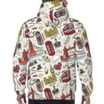 thumbnail image 7 of Wukai London Landmark1 Print Men Hoodies Fleece Sweatshirts Long Sleeve Sweaters Pullover Fall Outfits Winter Clothes-X-Large, 7 of 7