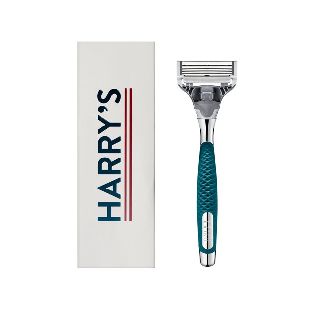 Harry's Razor for Men - Razor Handle and Razor Blade Cartridge - Shaving Gift Set for Him - Chrome