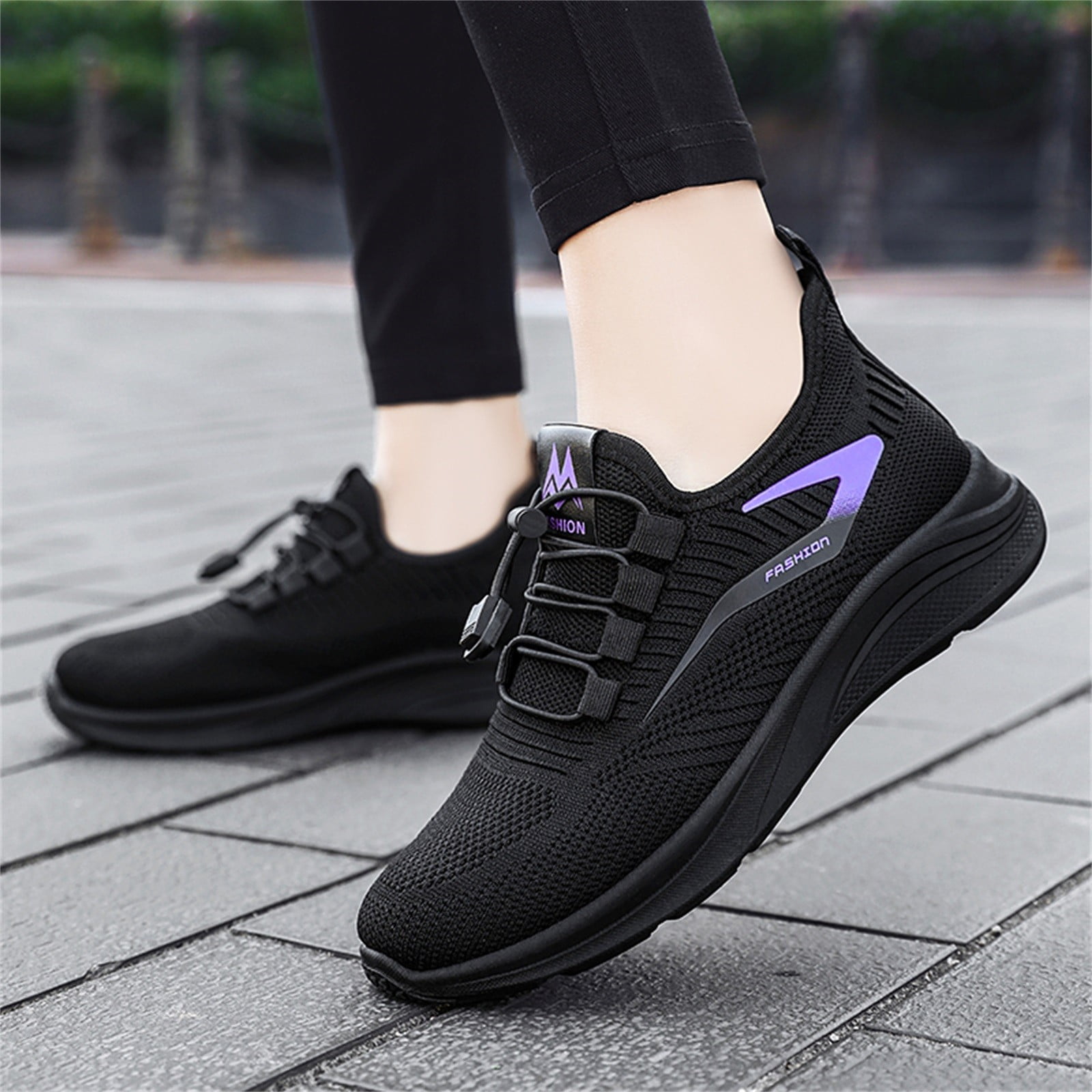Black female sneakers deals