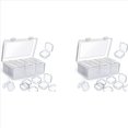 thumbnail image 1 of Paquete de 26 Cajas de Almacenamiento de Cuentas de Plástico, Recipiente Pequeño Transparente con Tapas, Mini Cajas Vacías con Bisagras para Coser, para Artículos Sueltos, 1 of 5