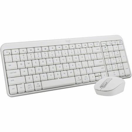 Logitech MK250 Bluetooth Wireless Mouse and Keyboard Combo: Fast & Easy Connectivity, Compact Wireless Keyboard, Ambidextrous Mouse (Off-white)