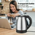 thumbnail image 3 of Stainless Steel Household Electric Kettle With Automatic Power Off To Prevent Dry Burning, Insulated Hot Water Kettle, Fast Boiling Kettle, Quick Heating Electric Kettle, 3 of 8