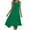 Green, variant on Sundresses for Women Plus Size A-Line Light Blue Sleeveless Long Dresses Crew Neck Summer Beach Loose Fit Tank Dress